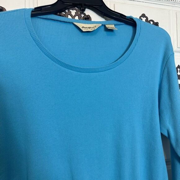 Y2K Eddie Bauer Lightweight Ribbed Top - Picture 9 of 16